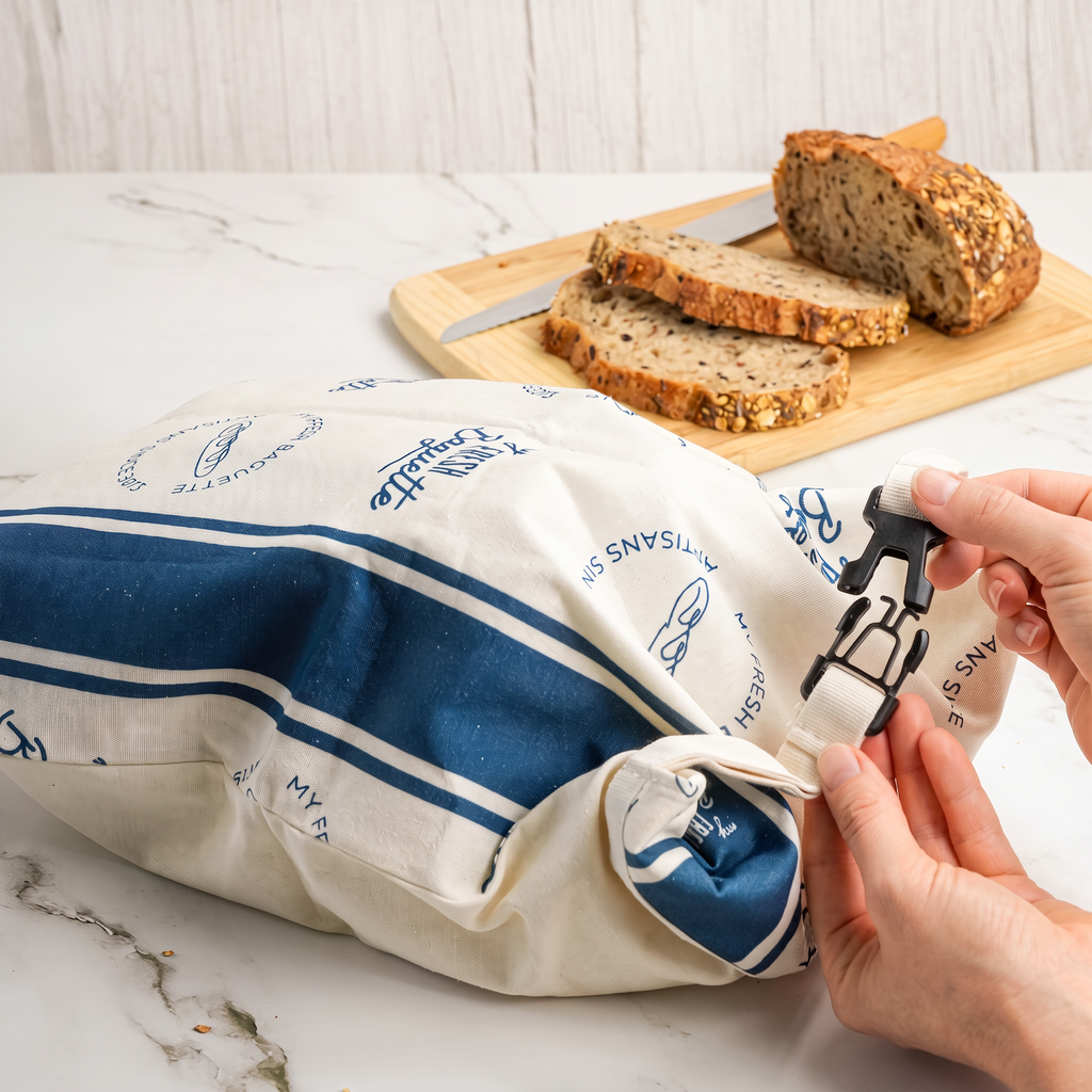 Reusable Beeswax Bread Bag