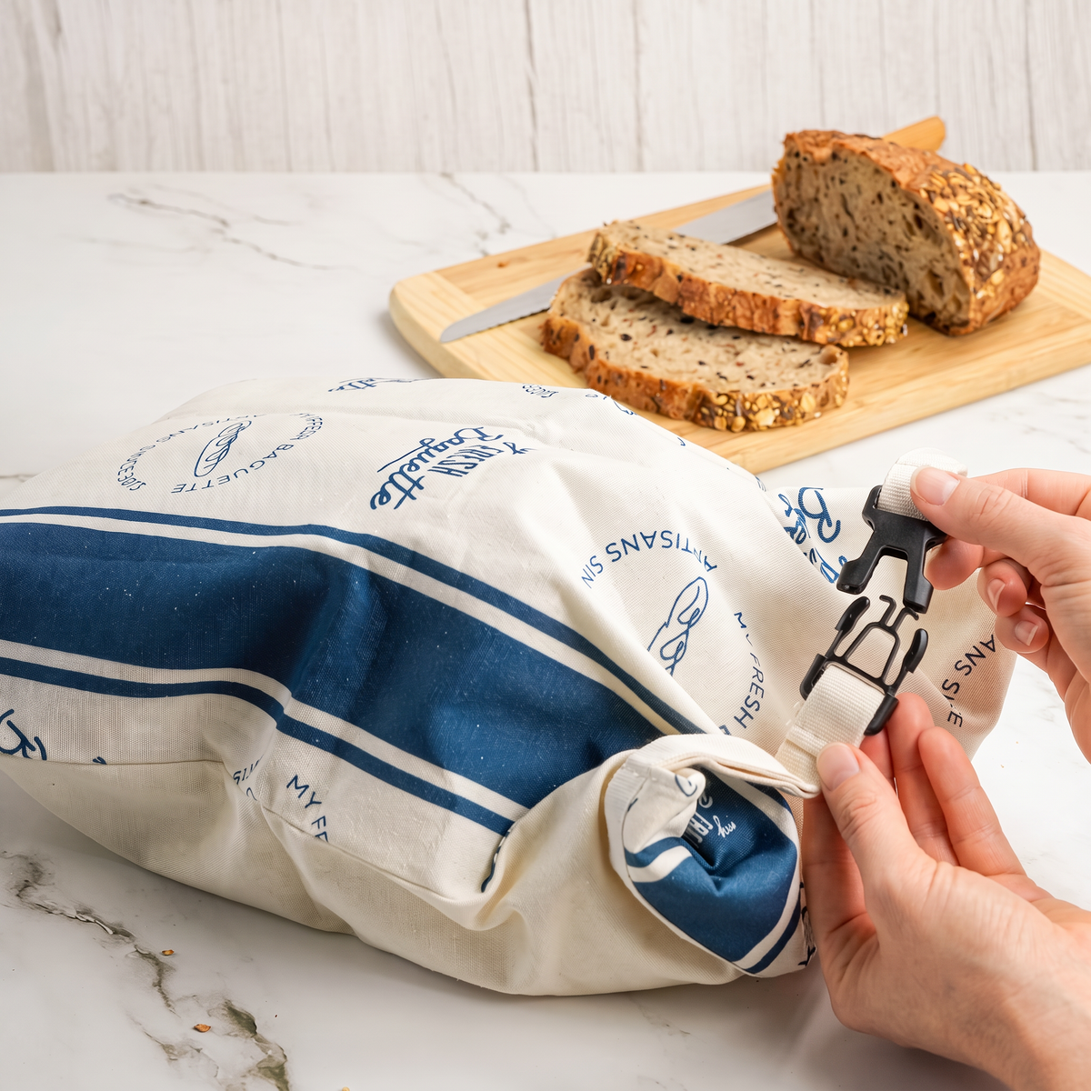 Reusable Beeswax Bread Bag
