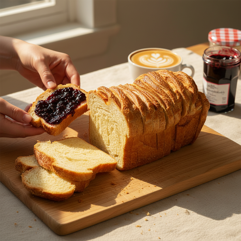 Butter Croissant Loaf (sliced)